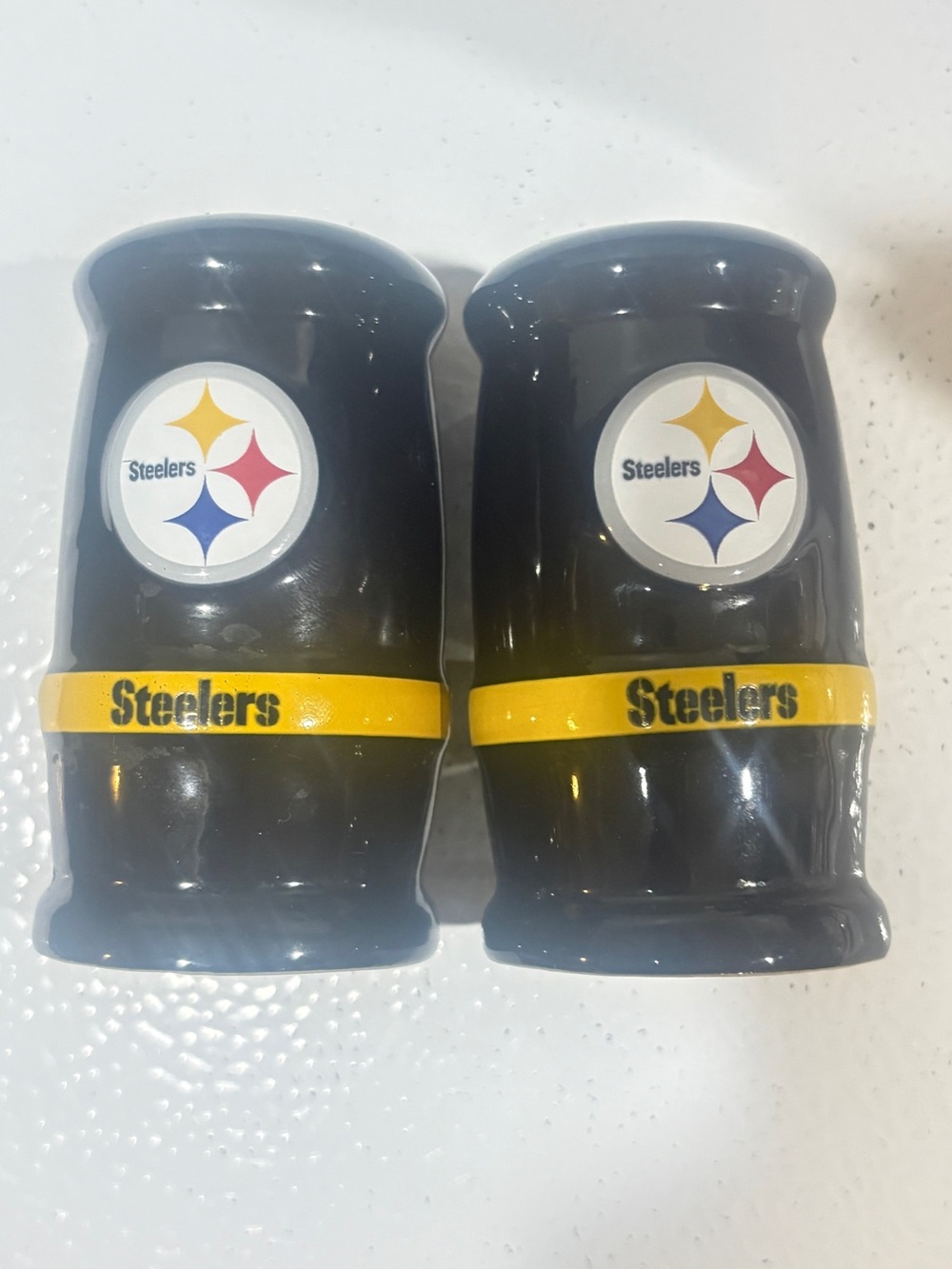 NFL Pittsburgh Steelers Black & Yellow Salt and Pepper Shakers